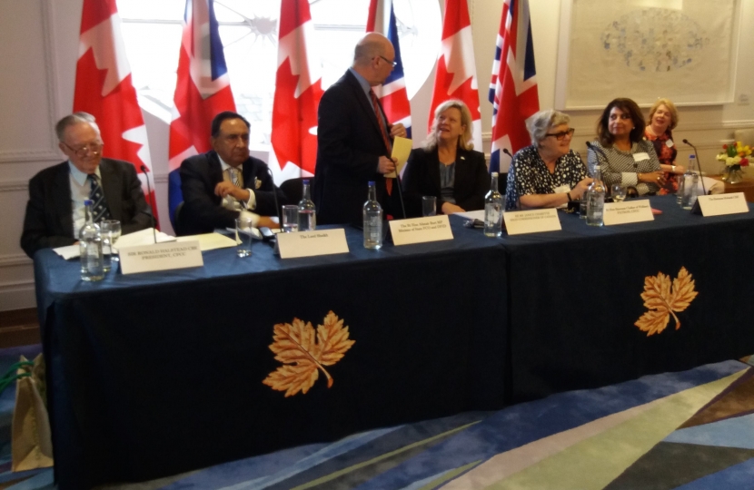 HE Ms Janice Charette, Rt Hon Alistair Burt MP and Panel