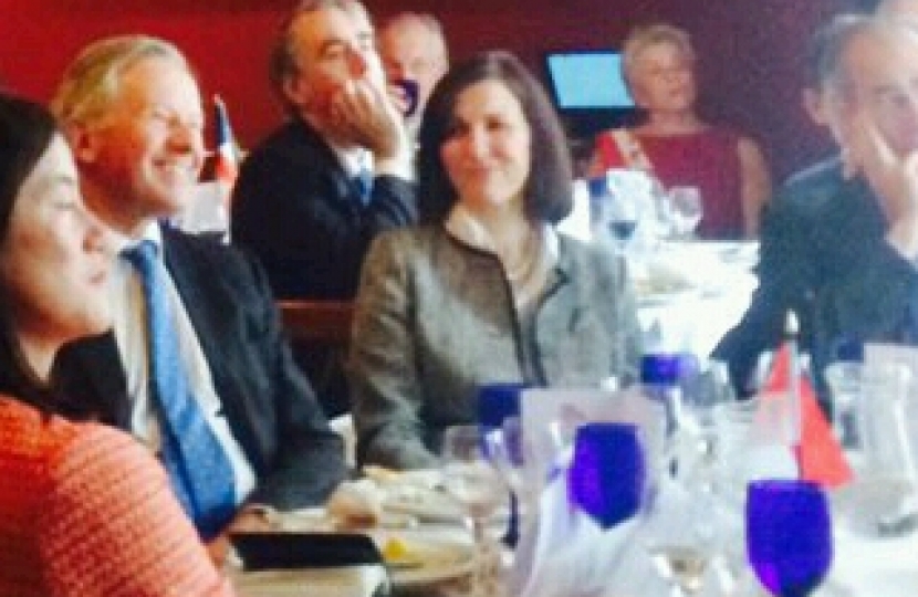 Singapore High Commissioner, Sir Sherard Cowper-Coles, Melissa Crawshay Williams, Sir Bruce Bossom Bt