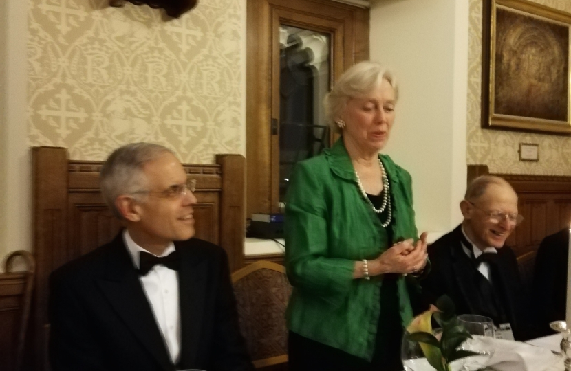 HE J Ventura, Baroness Hooper, Peter Friedman