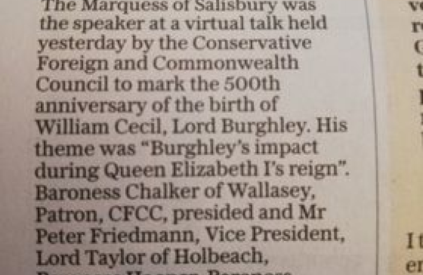 Telegraph announcement