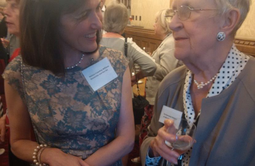 Baroness Howe of Idlicote and Melissa Crawshay-Williams