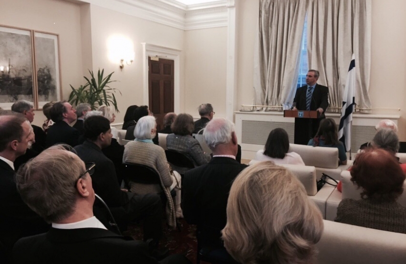 Mr. Eitan Na'eh, Israel's Deputy Ambassador to the United Kingdom