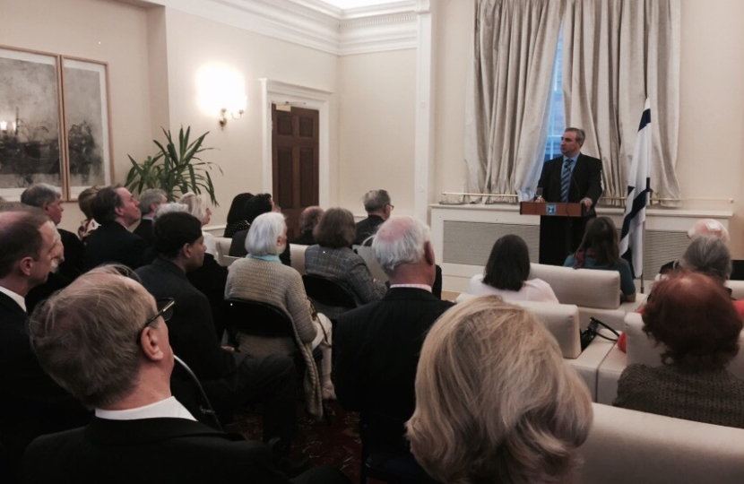 Mr. Eitan Na'eh, Israel's Deputy Ambassador to the United Kingdom