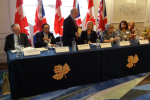 HE Ms Janice Charette, Rt Hon Alistair Burt MP and Panel