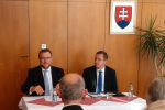 HE Lubomir Rehak, Ambassador and Imrich Martin, Deputy Head of Mission